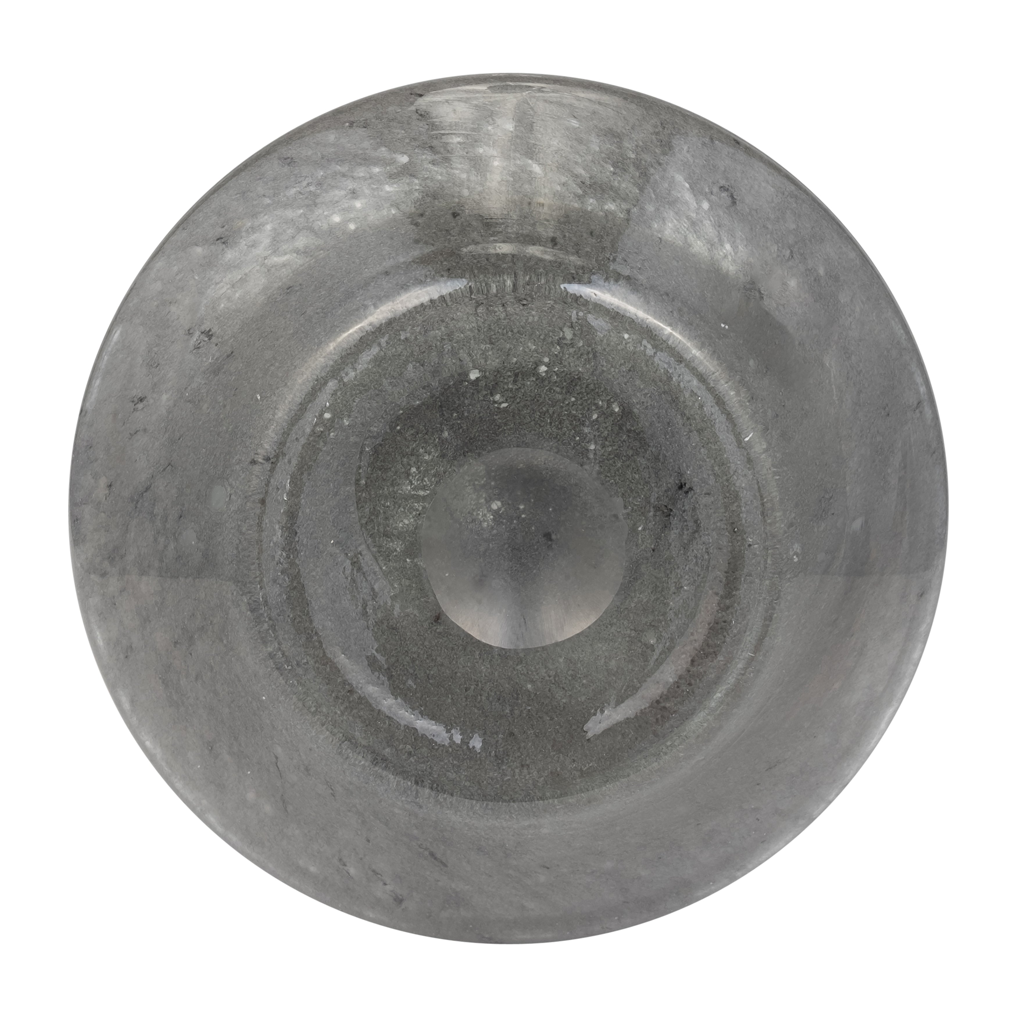 Glass, 17" Vase Grey/brown - Decor Addict, LLC