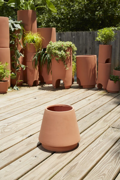 Lucca Stacking Planter - Large Cone — 11.25" x 10.25" - Decor Addict, LLC