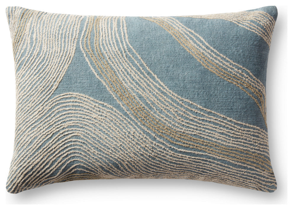 Loloi Blue 16" x 26"  Pillow - Decor Addict, LLC
