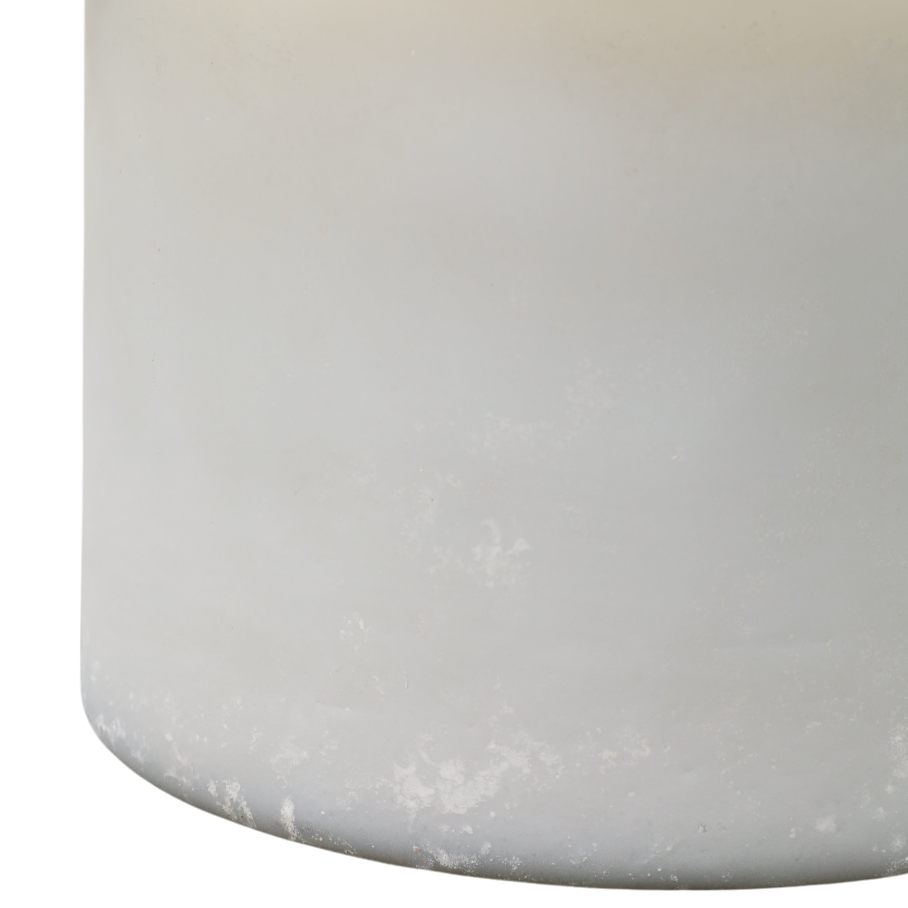 7x6" 65 Oz Jasmine Frosted Glass Candle, Clear - Decor Addict, LLC