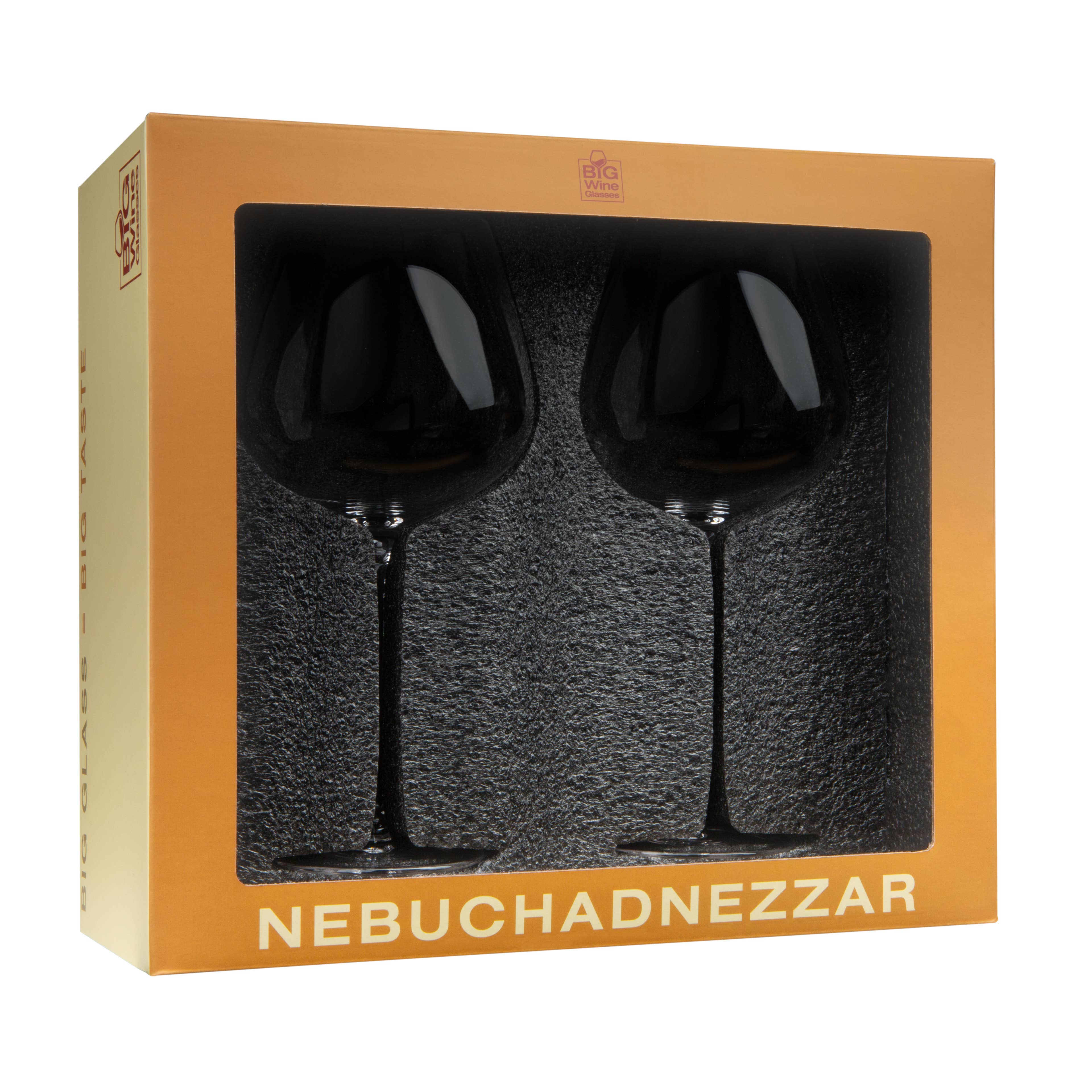 NEBUCHADNEZZAR - Oversize Big Wine Glasses (2 Set) - Decor Addict, LLC