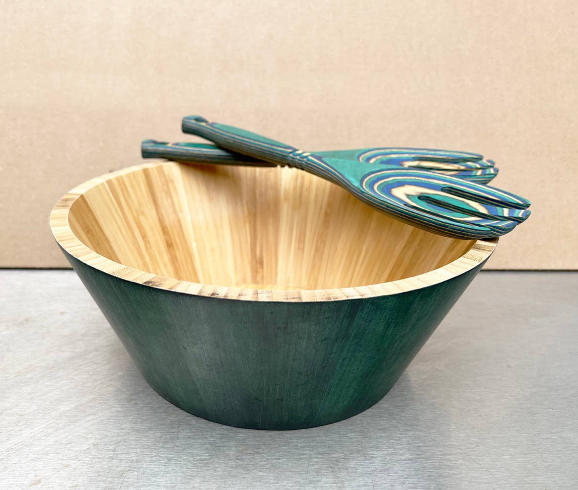 Peacock Salad Bowl