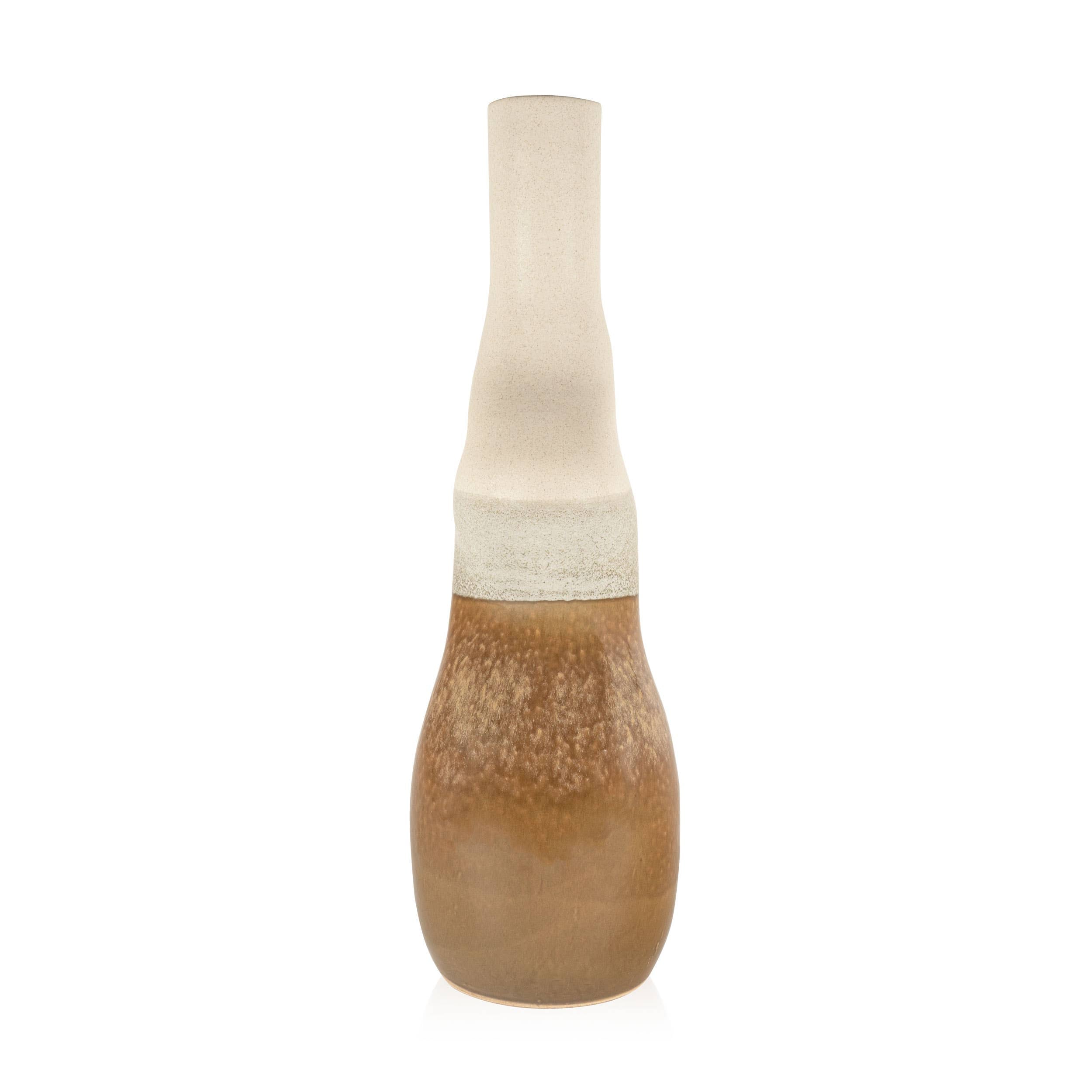 Montego Ceramic Floor Vase, Large - Decor Addict, LLC