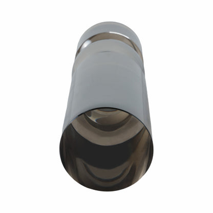 Glass 11"h Pillar Candle Holder, Smoke - Decor Addict, LLC