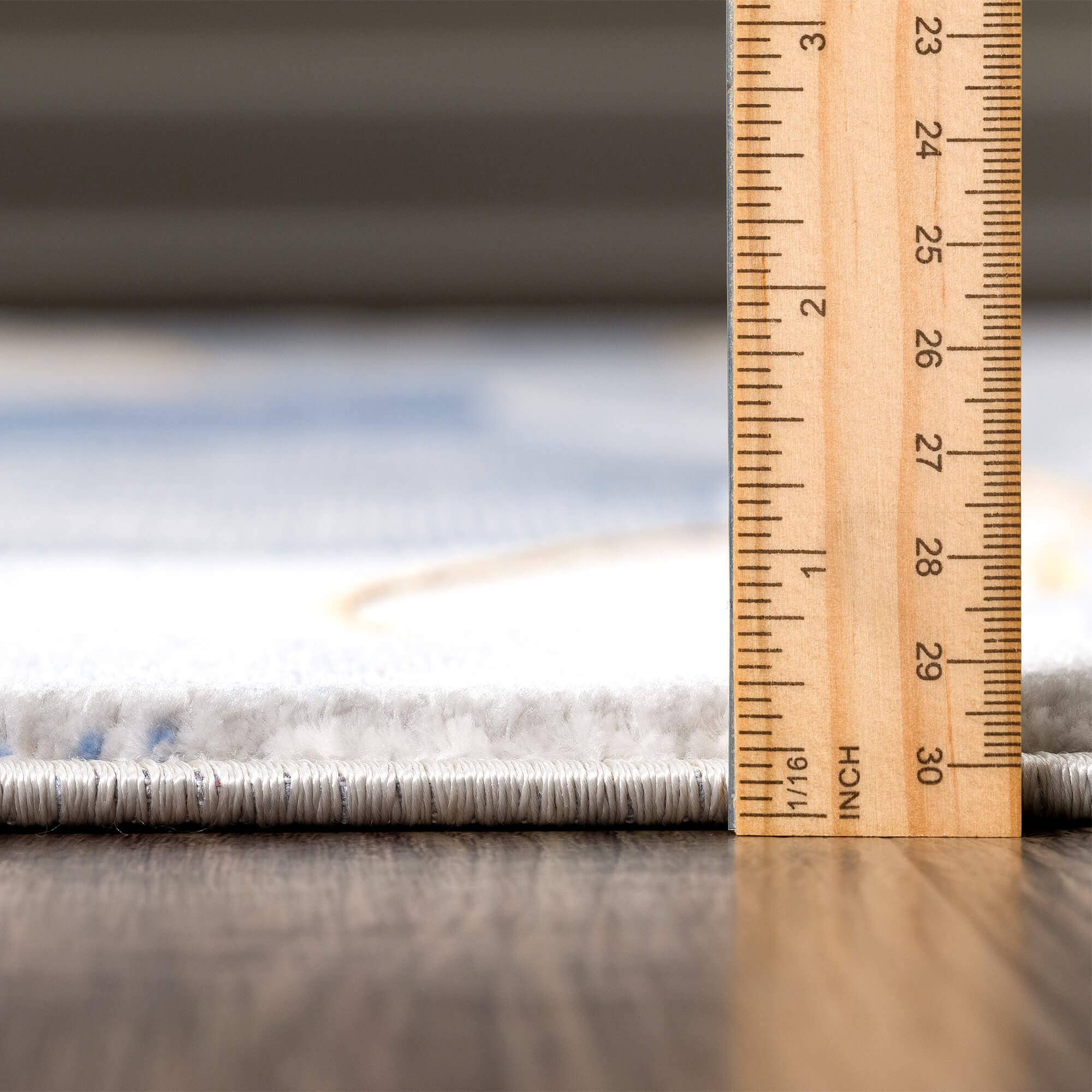 Abani Rugs Regal REG130A Blue Grey Asymmetric Circles Rug: 2' x 3' - Decor Addict, LLC