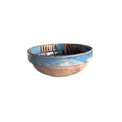 Cottage Crafted Bowl: Marbleized Cream / Medium