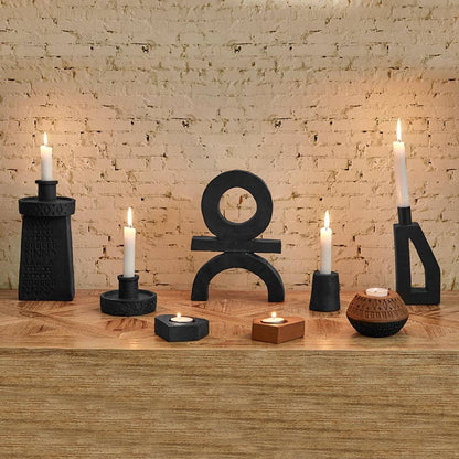 Black Terracotta Statue - Decor Addict, LLC
