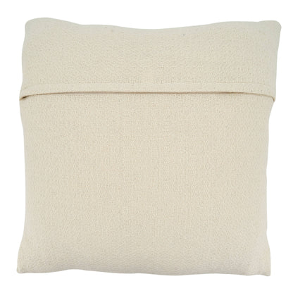 Throw Pillow With Kuba Cloth Design: Black/White / Down Filled / 22" - Decor Addict, LLC