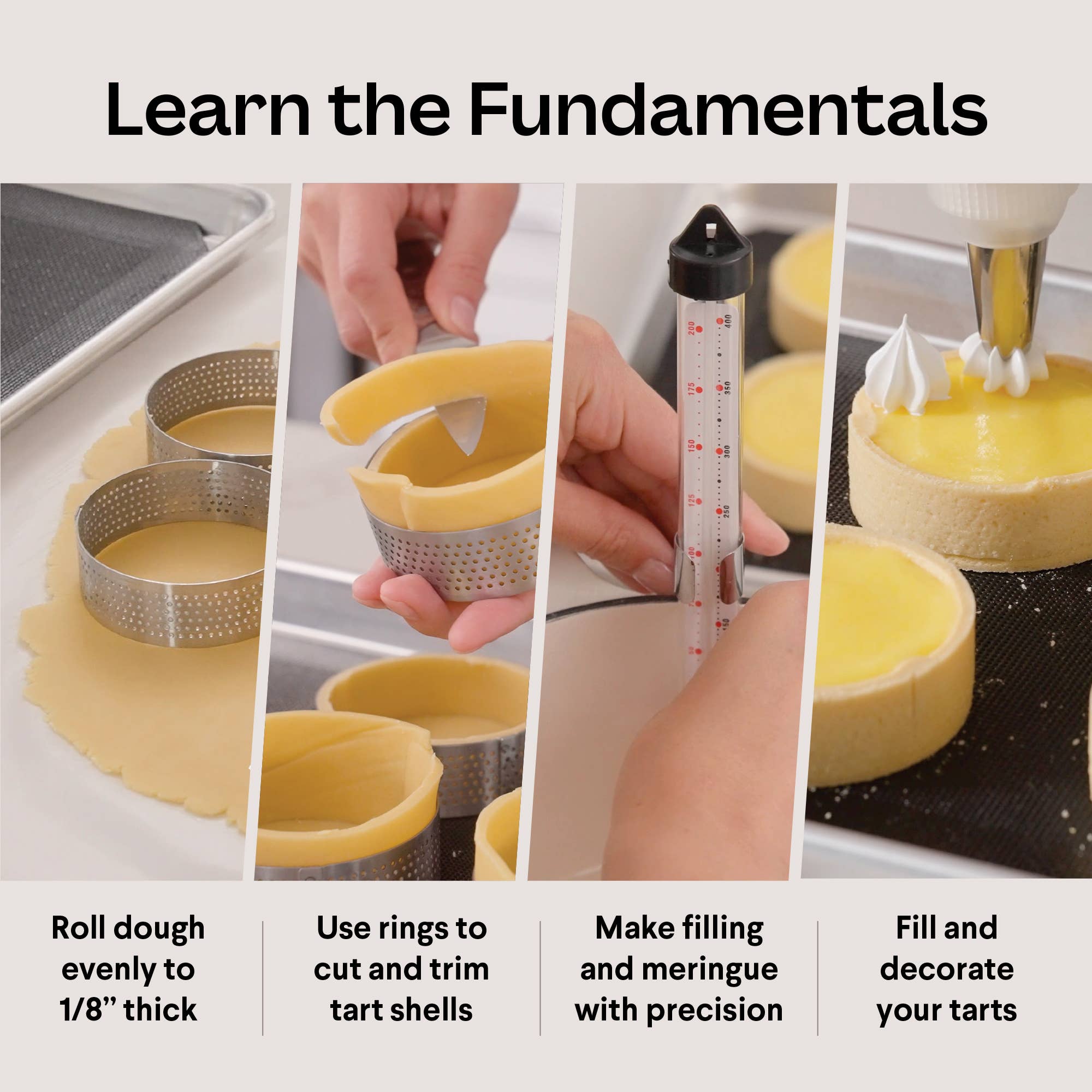 French Tart Baking Kit | Cake Decorating Tools | Unique Gift - Decor Addict, LLC