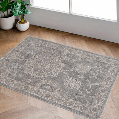 Monterey Gray Persian Rug - Decor Addict, LLC