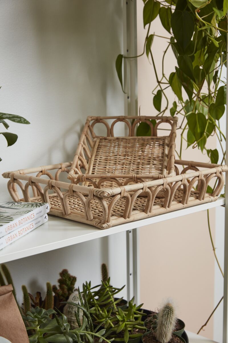 Grazia Tray Set of 2 - 12"/16" - Decor Addict, LLC