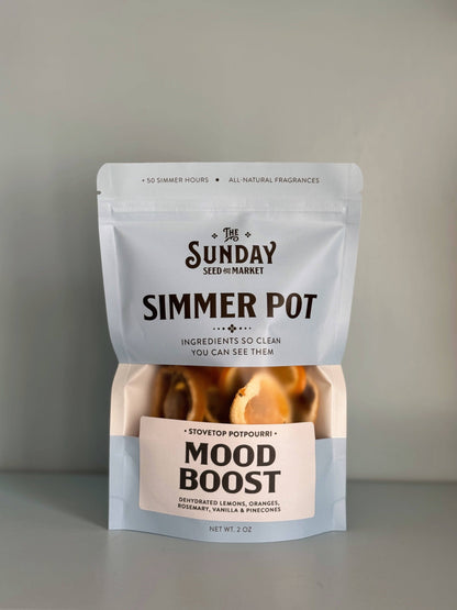 Mood Boost Simmer Pot | Lemon Orange Rosemary Vanilla - Decor Addict, LLC
