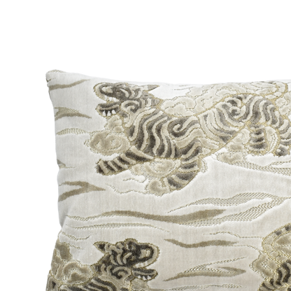 Albany Lumbar Pillow: Cloud / 12" x 24" - Decor Addict, LLC