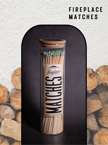 Apothecary Vintage Fireplace Sage Matches - Decor Addict, LLC