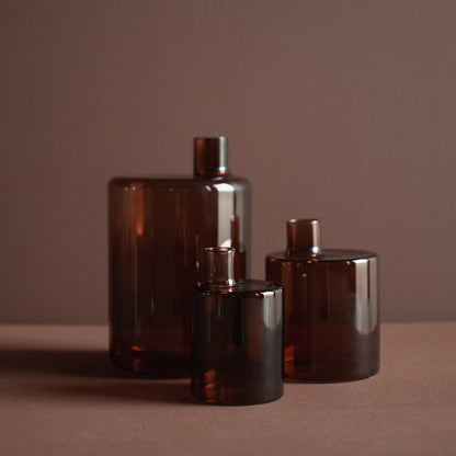 Pipe Dark Red Large: Red / GLASS - Decor Addict, LLC