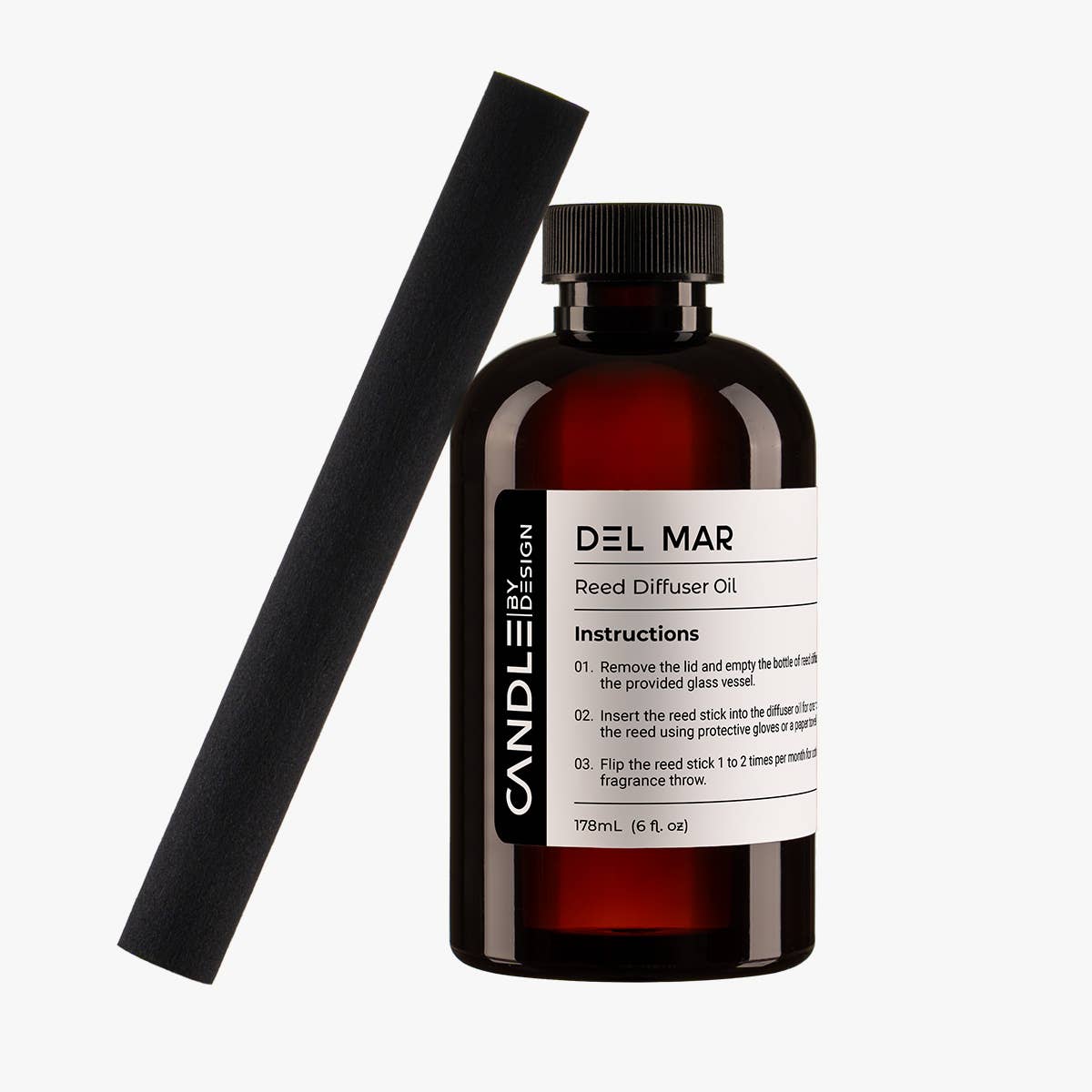 Reed Diffuser Oil & Jumbo Fiber Reed Stick: Del Mar - Decor Addict, LLC