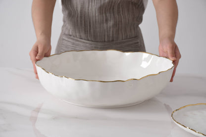 Extra Large Shallow Bowl - Decor Addict, LLC