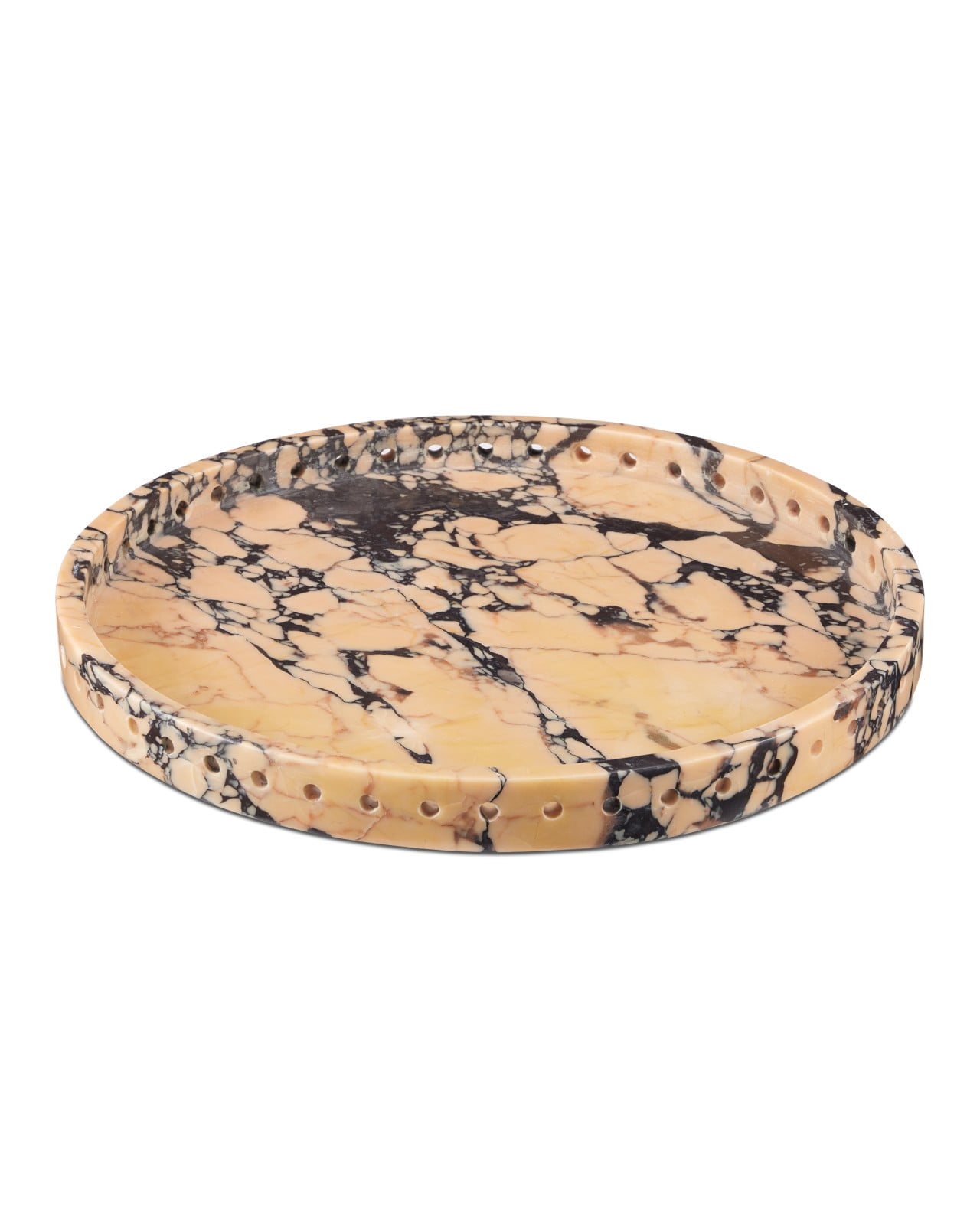 Freya Purple Breccia Tray by Currey & Company