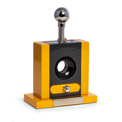 Landry Wood Table Top Cigar Cutter: Yellow - Decor Addict, LLC
