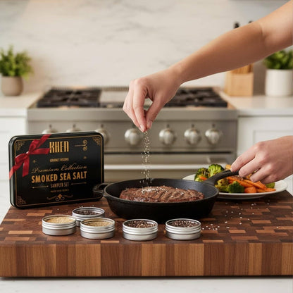 Smoked Sea Salt Sampler Set – 5 Gourmet Varieties - Decor Addict, LLC