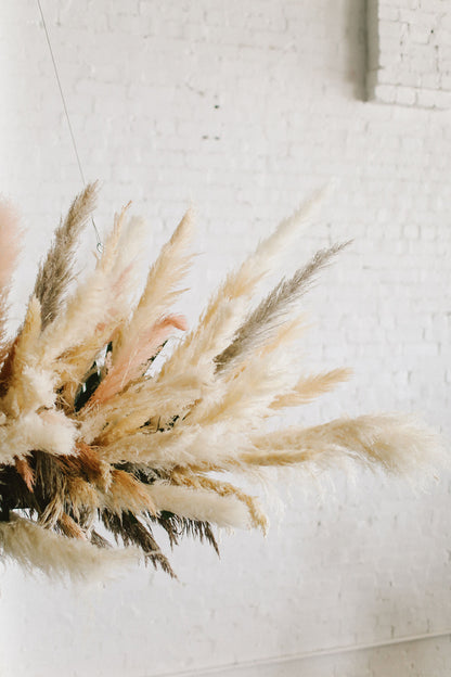 Pampas Grass Pack of 3 - 55in - Pink