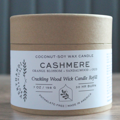 SCENTED CANDLE REFILLS: NORDIC NIGHTS (tonka bean + balsam + oud)