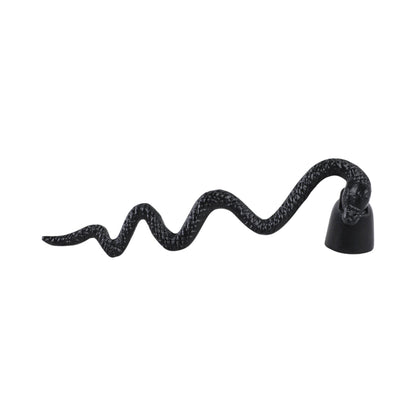 11 in. Black Metal Snake Candle Snuffer - Decor Addict, LLC