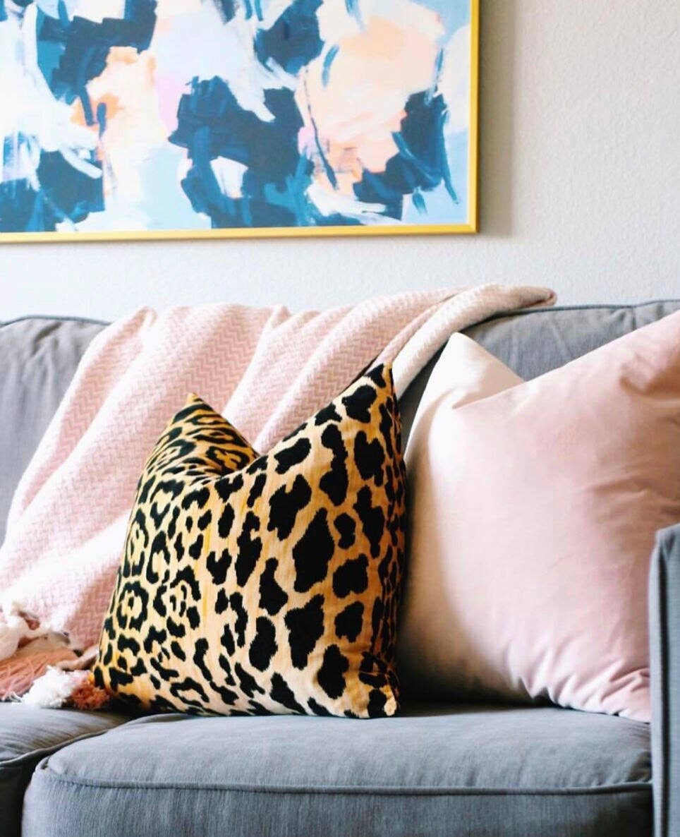 Plush Velvet Pillow Cover - Blush: 20x20 - Decor Addict, LLC