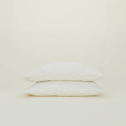 ESSENTIAL PERCALE PILLOWCASES - IVORY: KING - Decor Addict, LLC