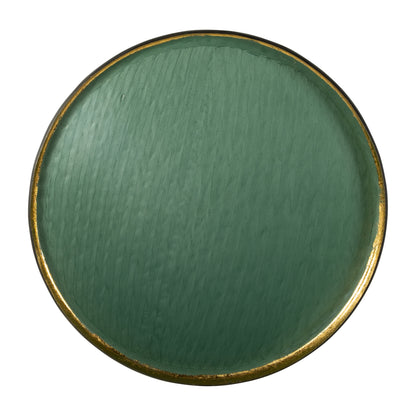 Iron, 29"circle Wall Deco,blue - Decor Addict, LLC