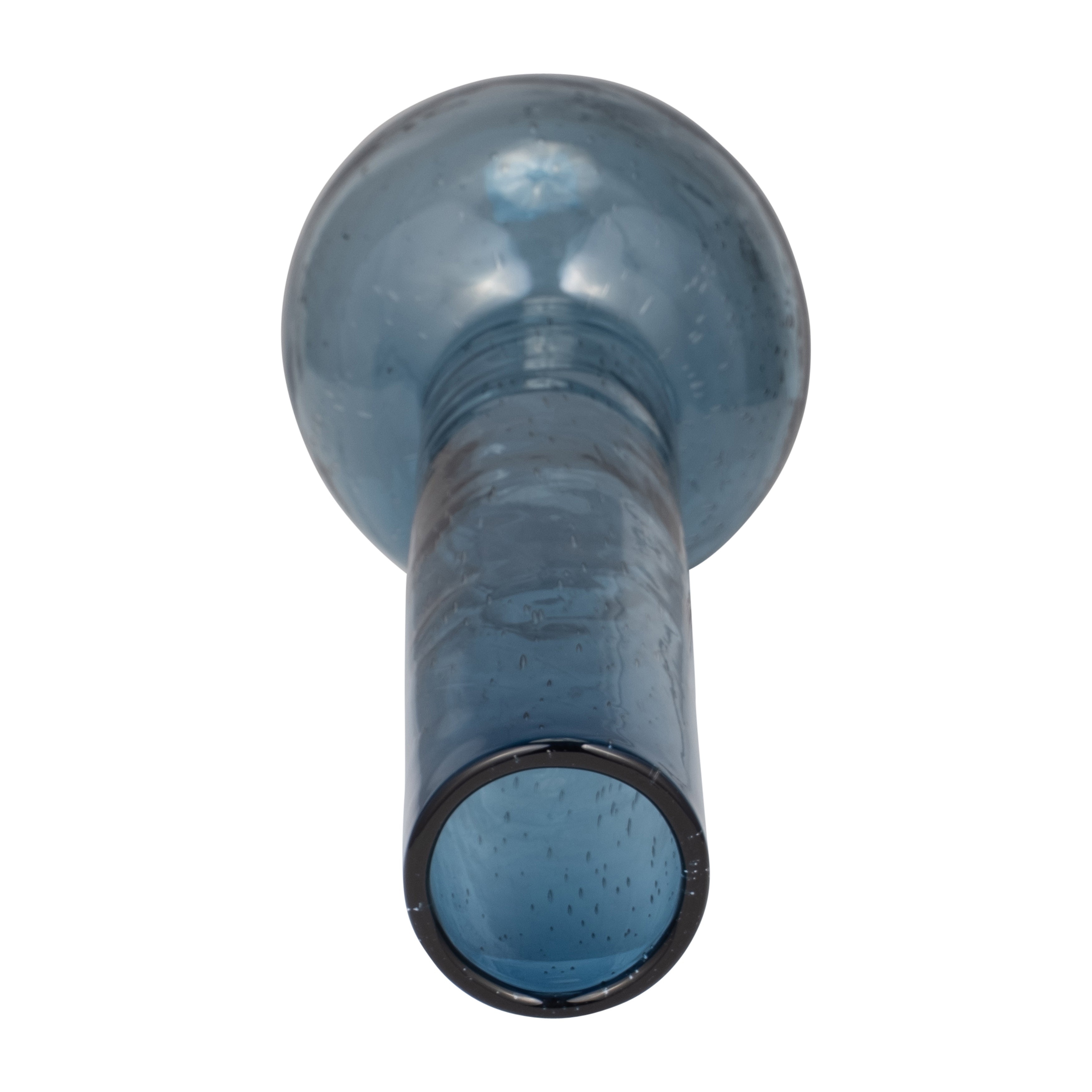 Glass, 20" Vase Blue - Decor Addict, LLC