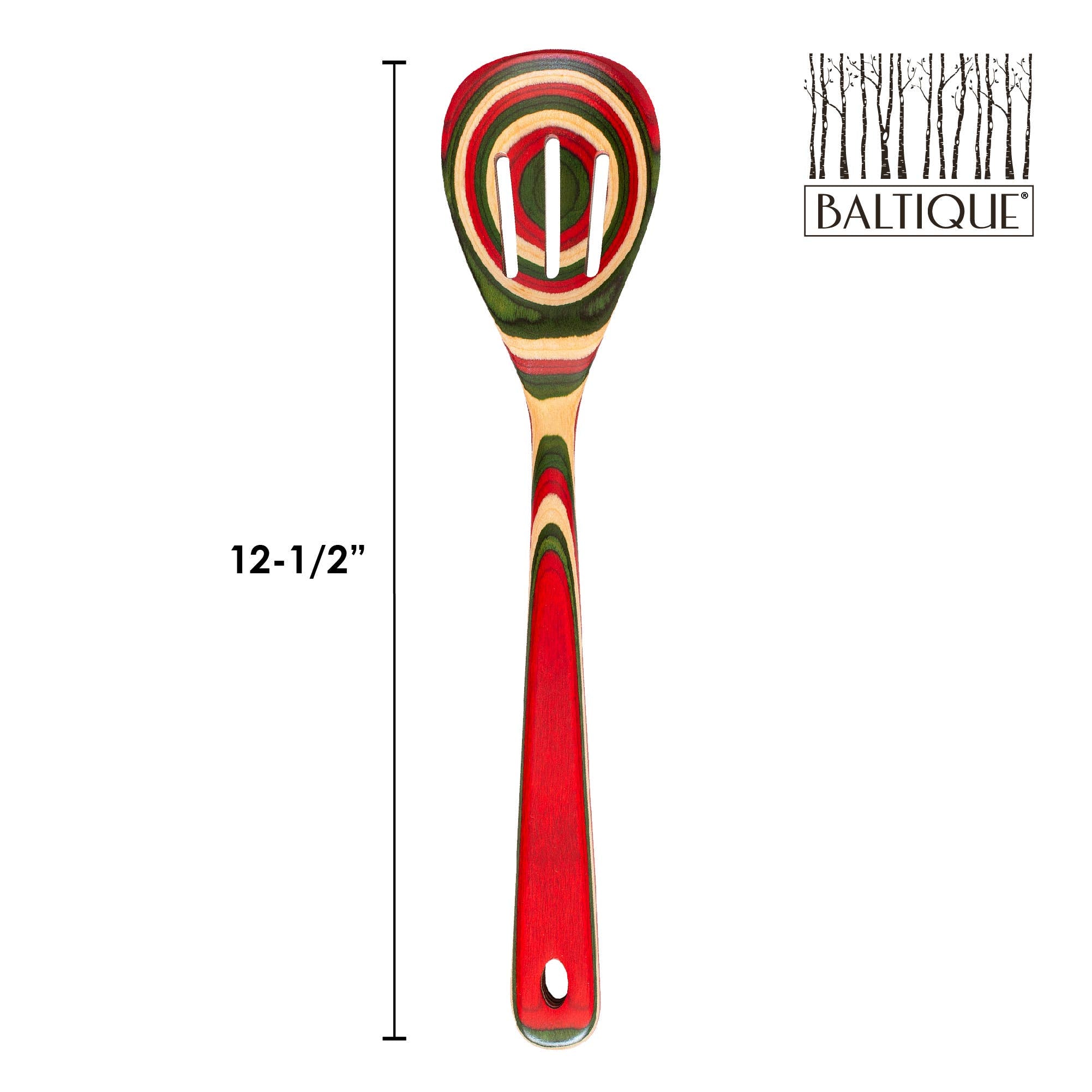 Baltique® North Pole Collection Slotted Cooking Spoon - Decor Addict, LLC