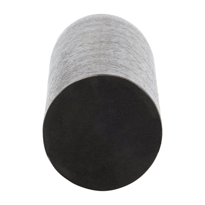 Metal, 18"h Cylinder Vase, Black - Decor Addict, LLC