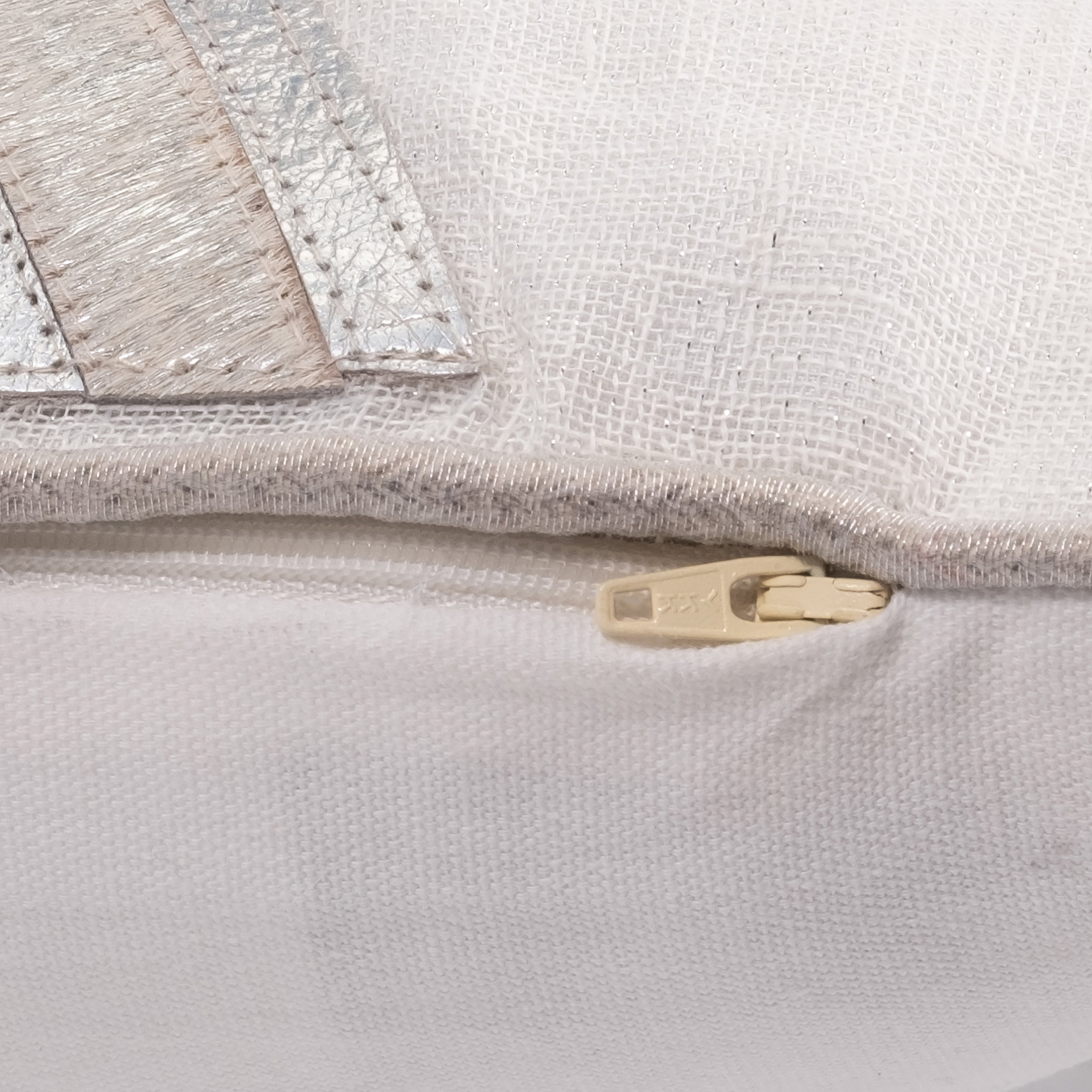 20x12" Linen, Chevron Decorative Pillow, Ivory/sil - Decor Addict, LLC