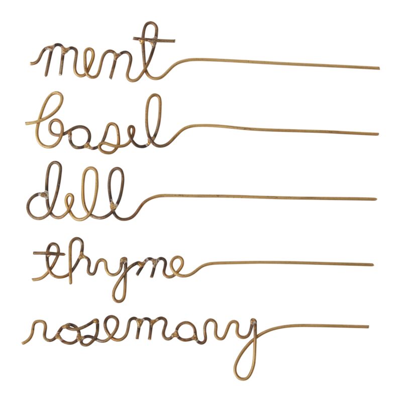 Decor Addict Wire Herb Markers