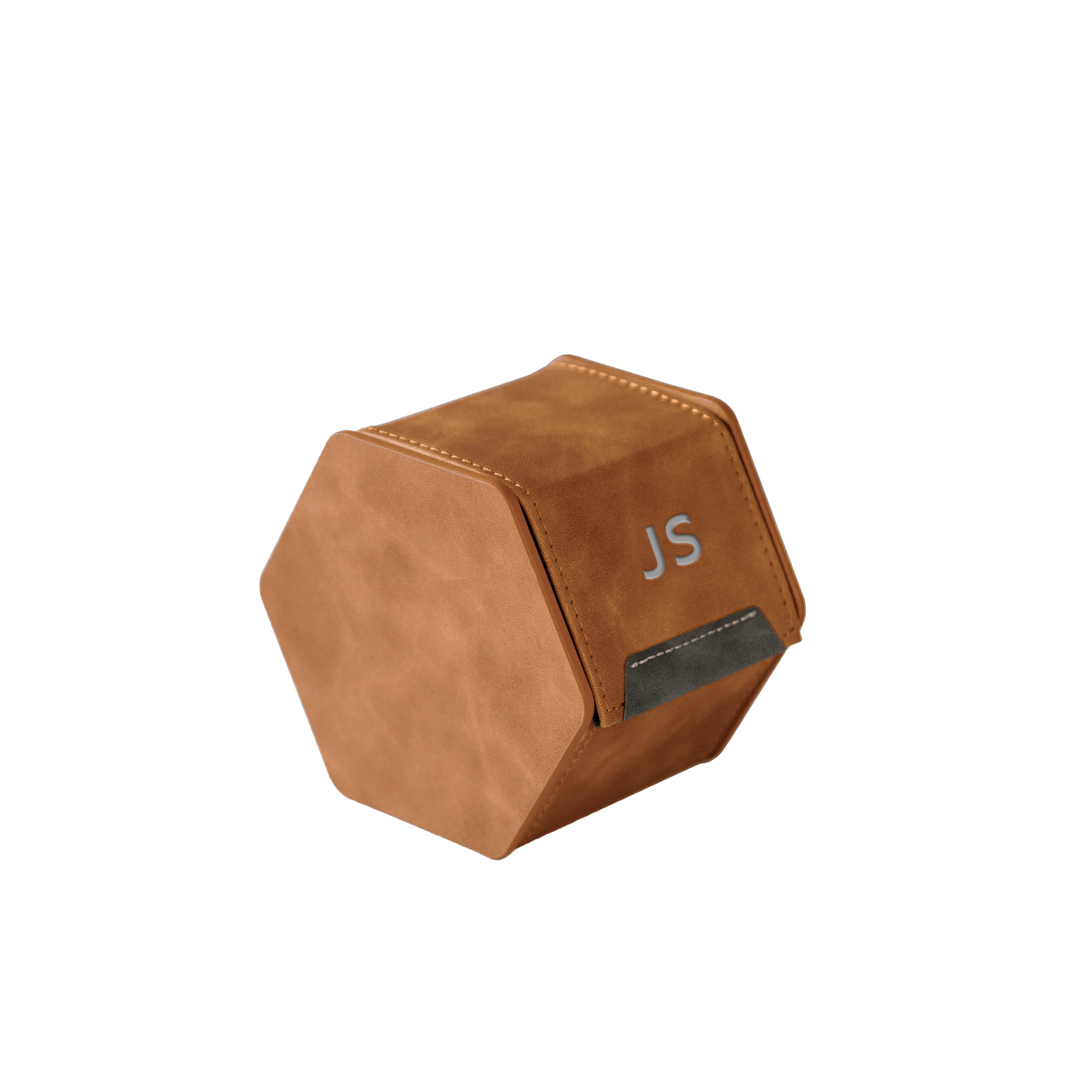 1-Slot Travel Watch Roll - Brown