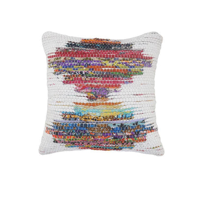 Chantale Geometric Throw Pillow, White/Multi: White/Multi / 14" x 36" / Poly Filled - Decor Addict, LLC