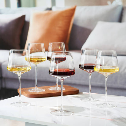 Thin Universal All Purpose Crystal Wine Glass | Set of 6 - Decor Addict, LLC