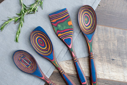 12" Rainbow Pakka Corner Spoon