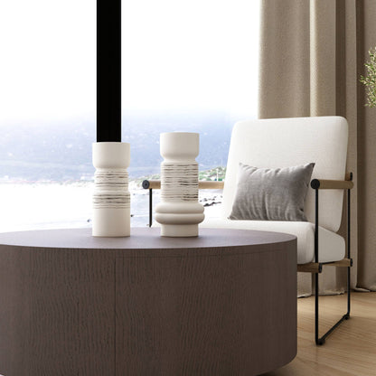 Linden Ceramic Table Vase, Small - Decor Addict, LLC