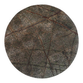 12x4" Forest Marble Cake Stand, Green - Decor Addict, LLC