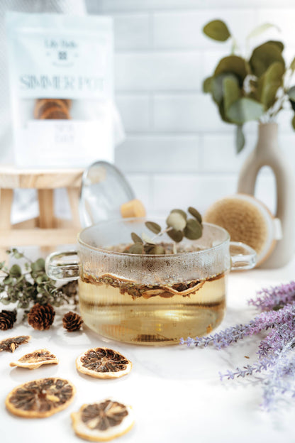Spa Day Simmer Pot | Lemon Lavender Eucalyptus - Decor Addict, LLC