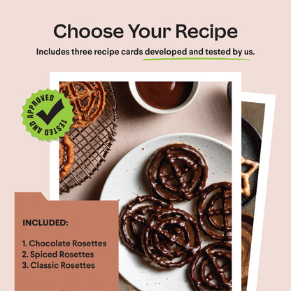 Rosettes and Waffle Kit | Baking Tools | Women's Gift - Decor Addict, LLC