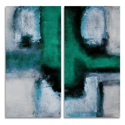 Bueno Exchange L'20x20-inch Canvas Diptych Art Print - Decor Addict, LLC