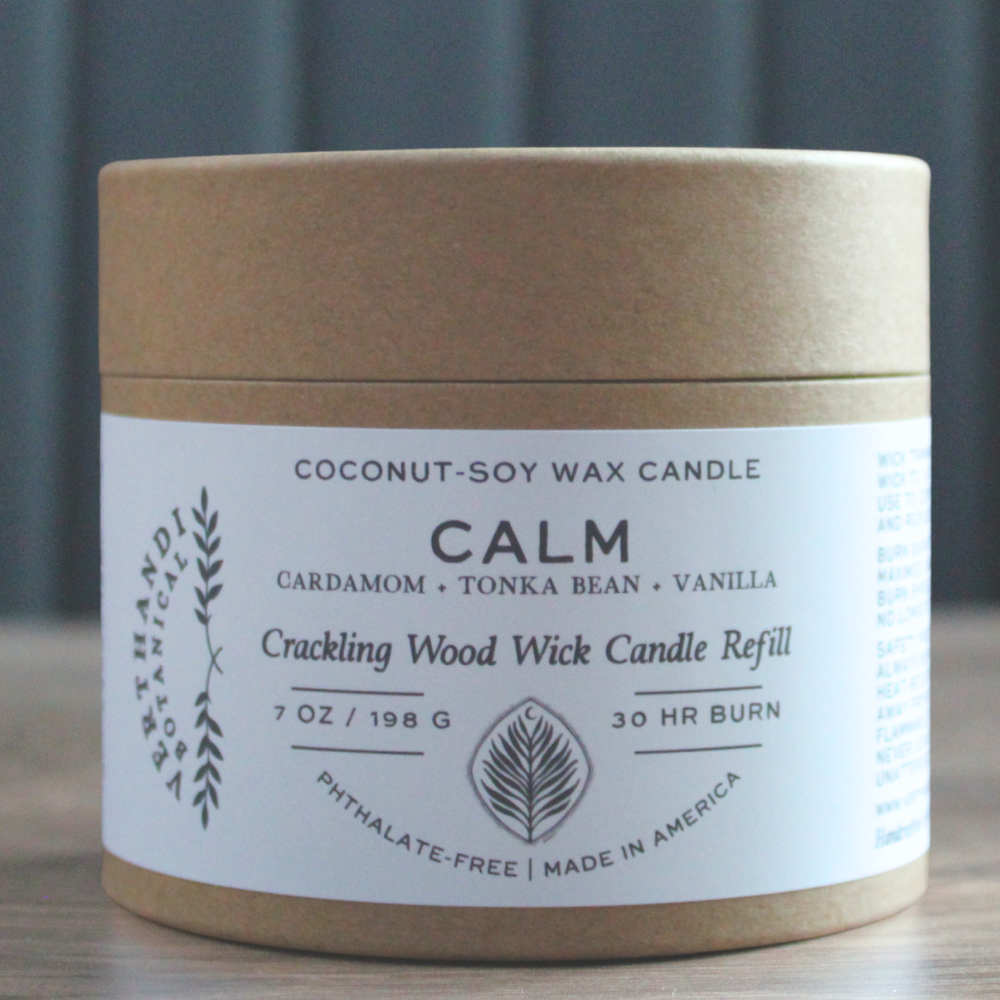 SCENTED CANDLE REFILLS: NORDIC NIGHTS (tonka bean + balsam + oud)
