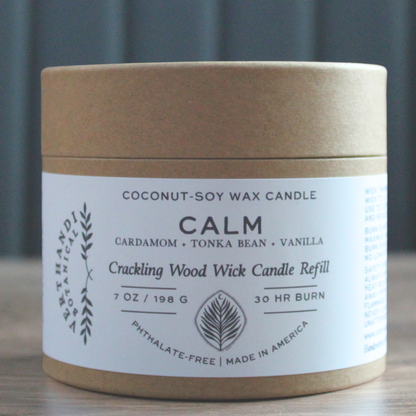SCENTED CANDLE REFILLS: NORDIC NIGHTS (tonka bean + balsam + oud)