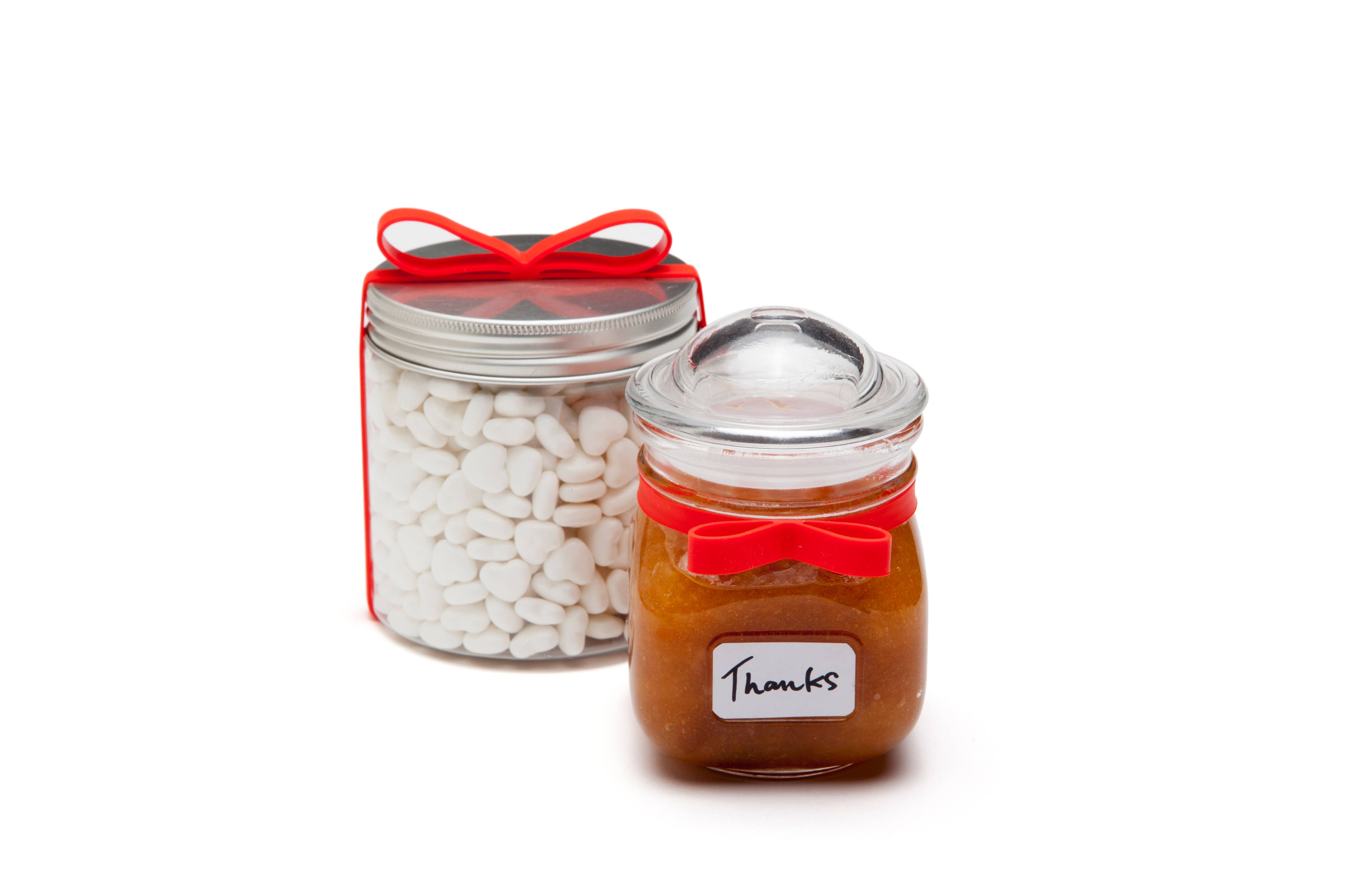 Gift wrapping elastic silicone ribbons | Gifted: Multicolour - Decor Addict, LLC