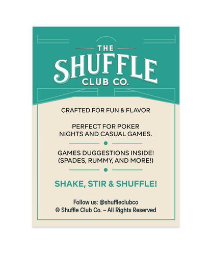 Cocktail Recipe Playing Cards – Classic Drinks | Shuffle  - Decor Addict, LLC