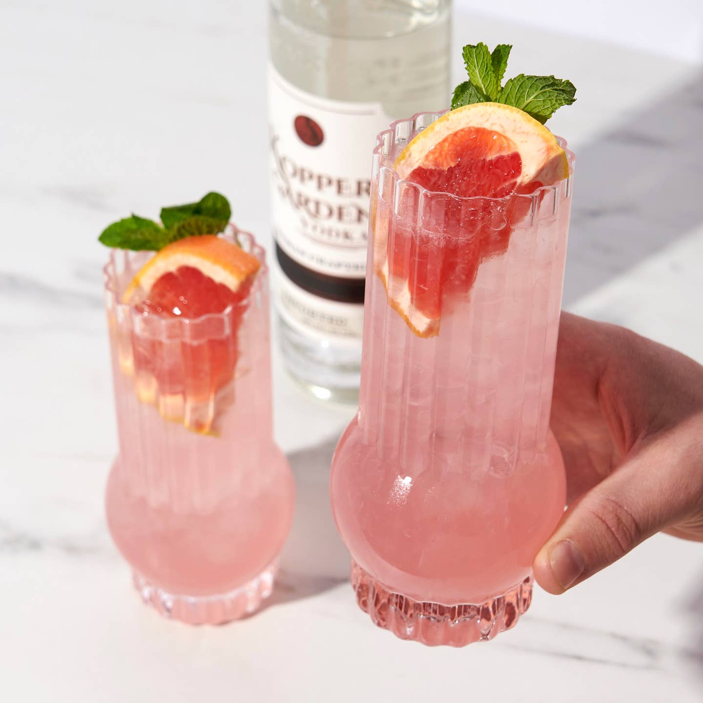 Viski Deco Crystal Highball Glasses