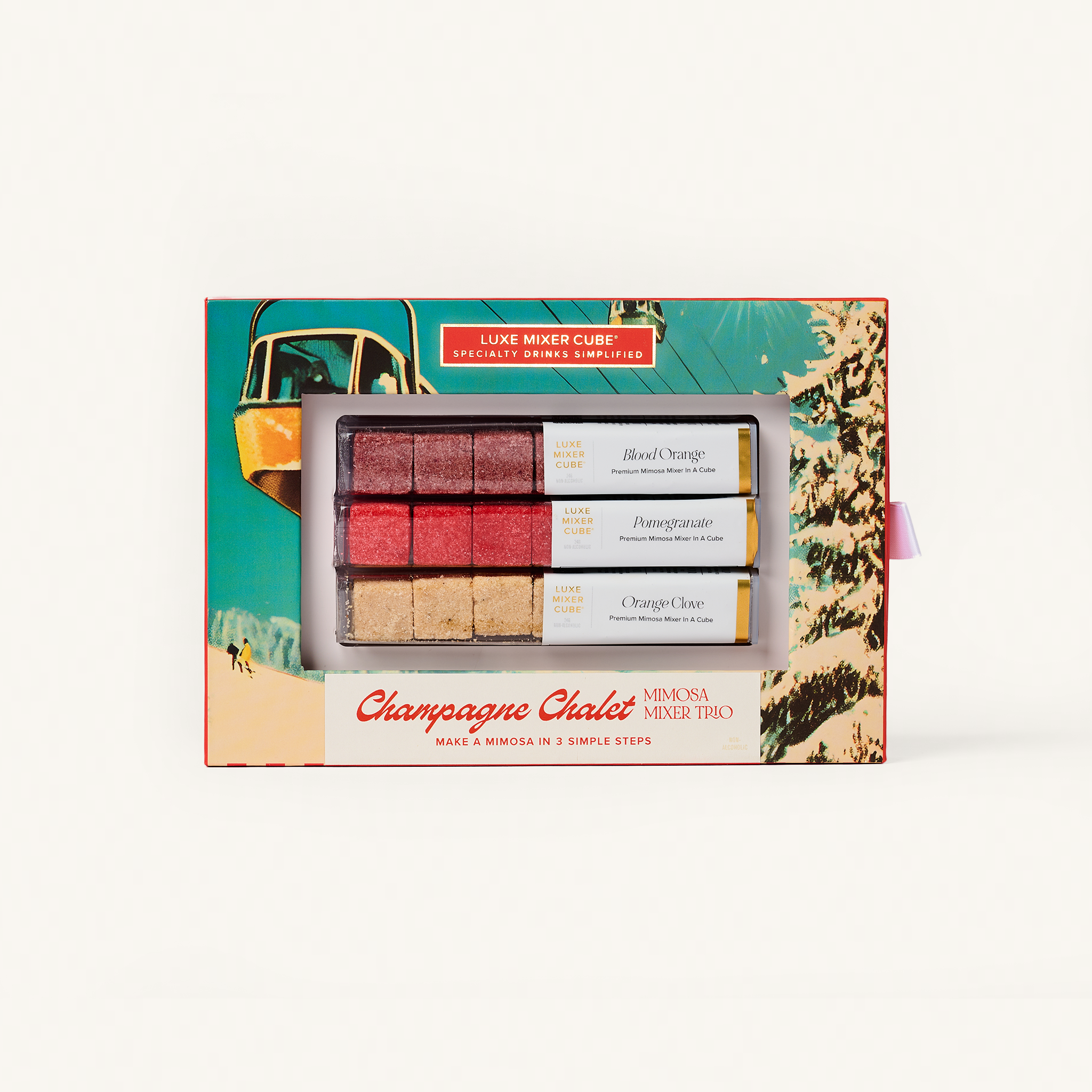 Champagne Mixer Cube Trio, Holiday/New Year’s Toast - Decor Addict, LLC